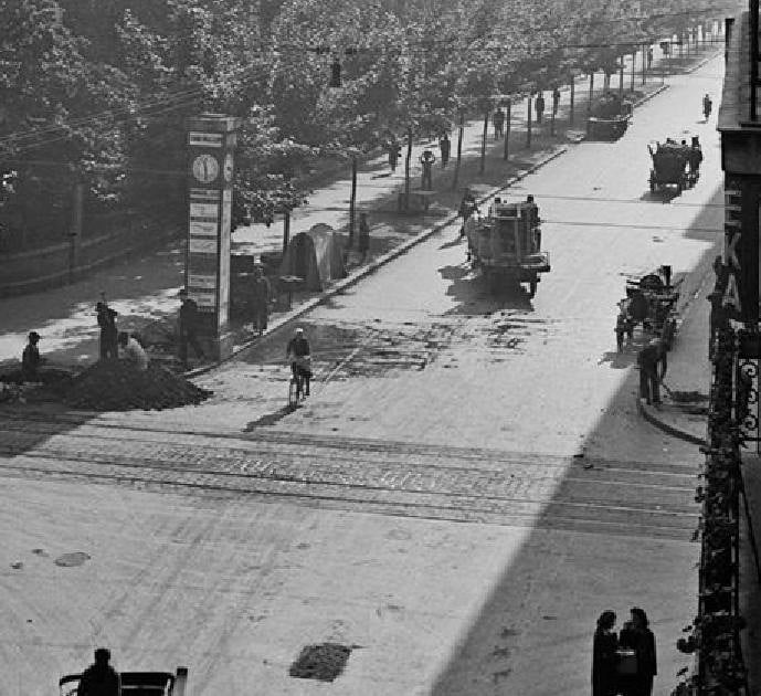 Raskrižje Draškovićeva - Boškovićeva 1940-ih godina